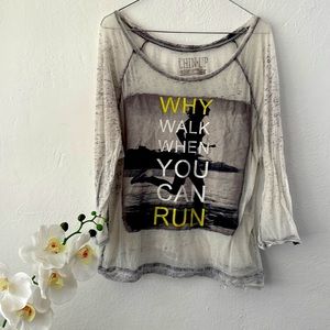 Chin Up Apparel Workout Top Size Small